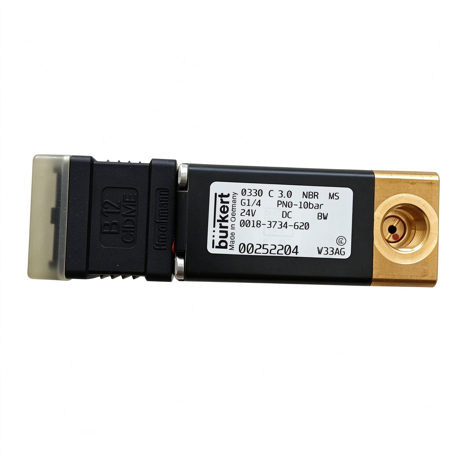 Bürkert 0018-3734-620 (0330型) 3/2位直动式摇臂电磁阀