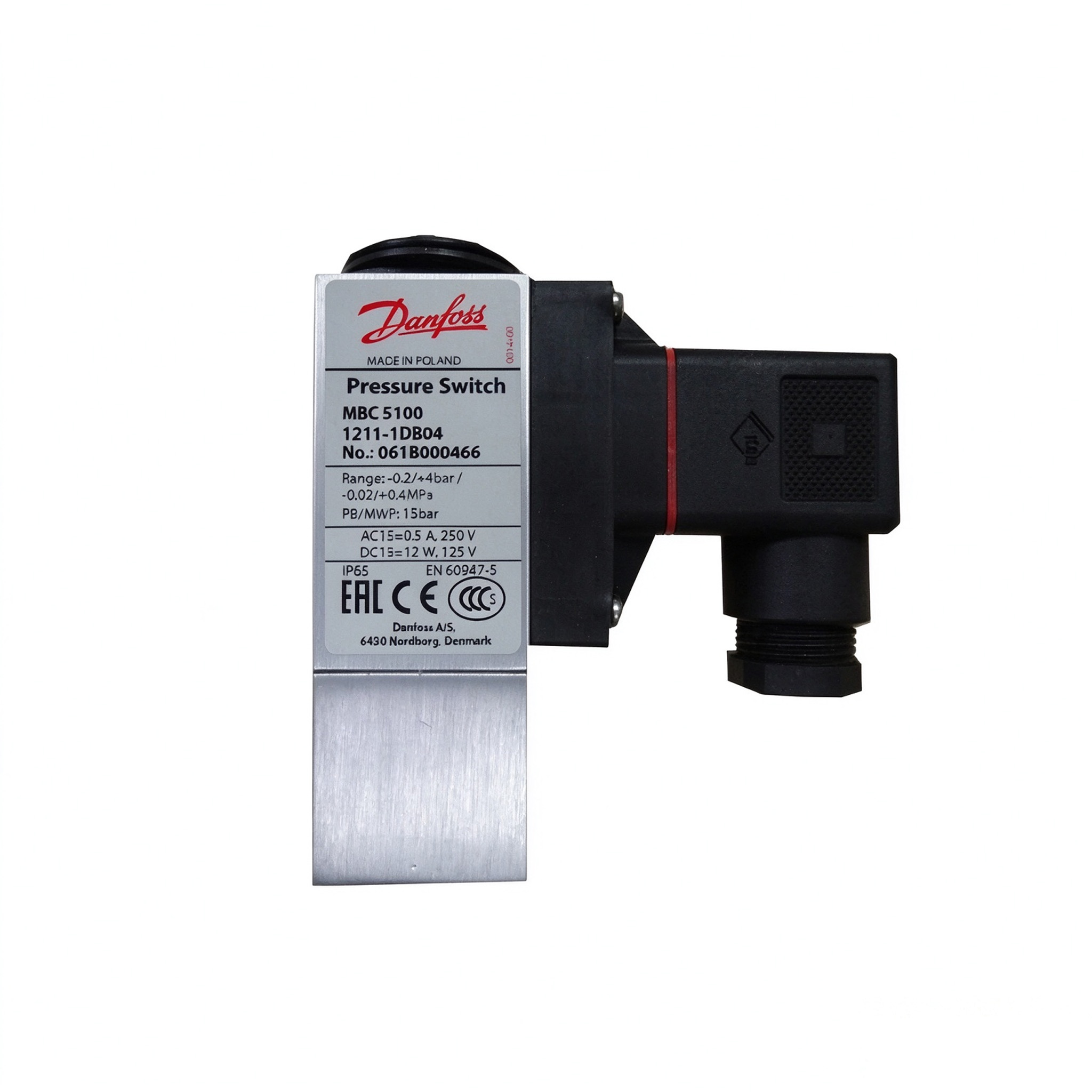 Danfoss MBC 5100 压力开关 061B100466 (2431-1DB04)