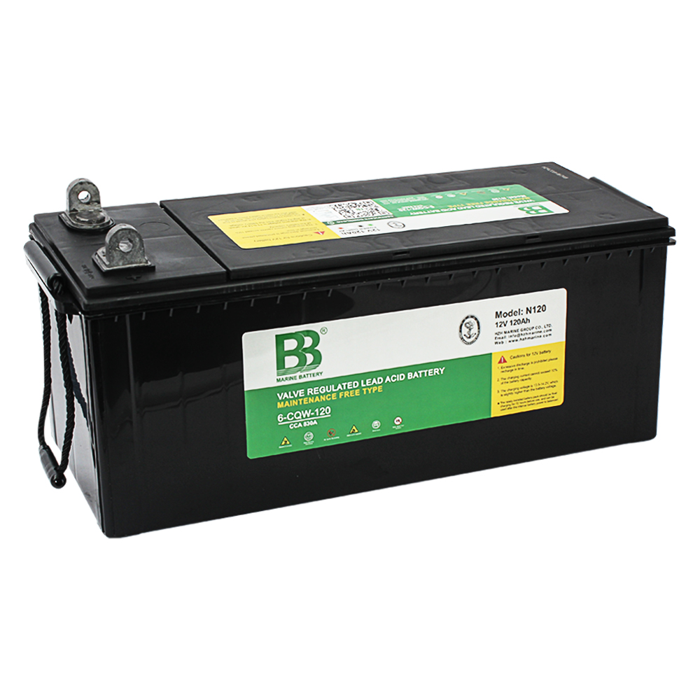 12V120Ah船用免维护蓄电池